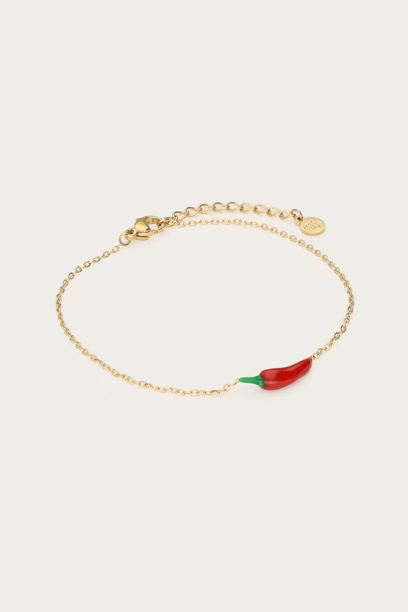 Ciao armband met rode peper