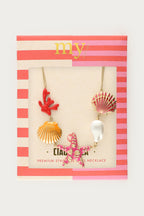 Ciao ketting met schelpen en zoetwaterparel