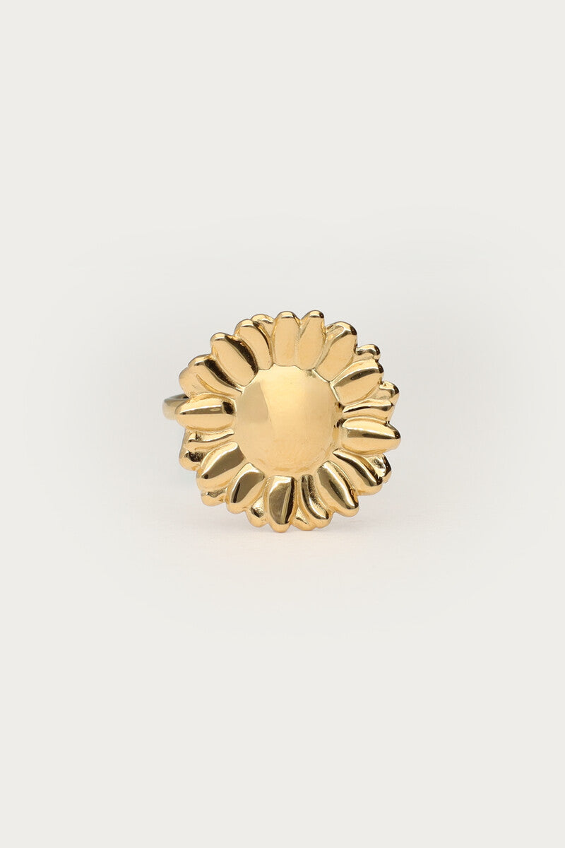 Ciao ring met zonnebloem