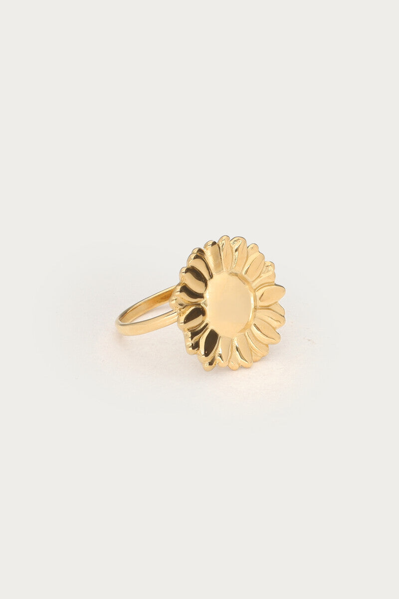 Ciao ring met zonnebloem
