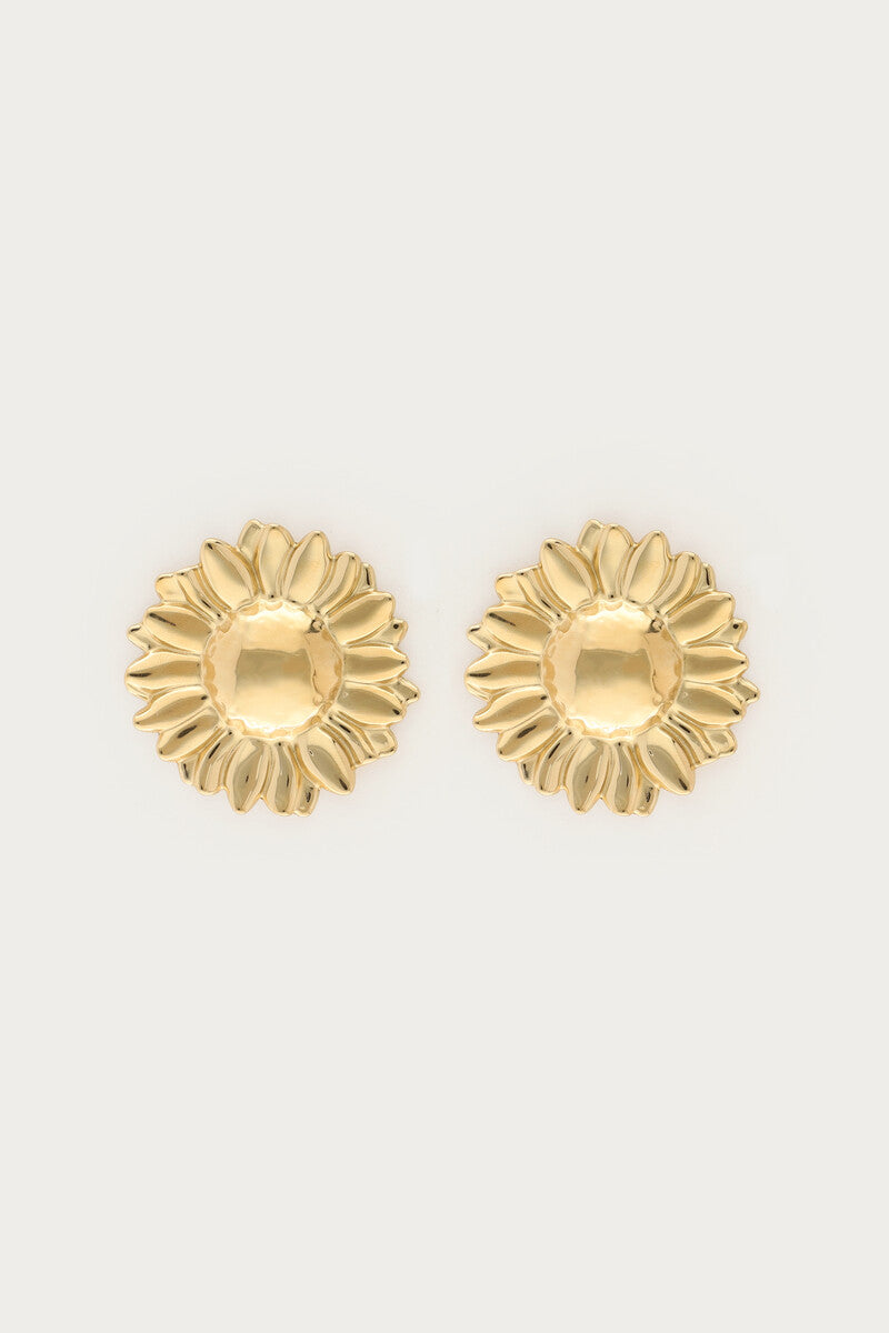 Ciao statement oorhangers met zonnebloem
