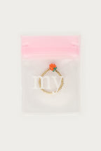 Ciao stretch ring met mandarijn