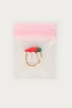Ciao stretch ring met rode peper