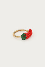 Ciao stretch ring met rode peper