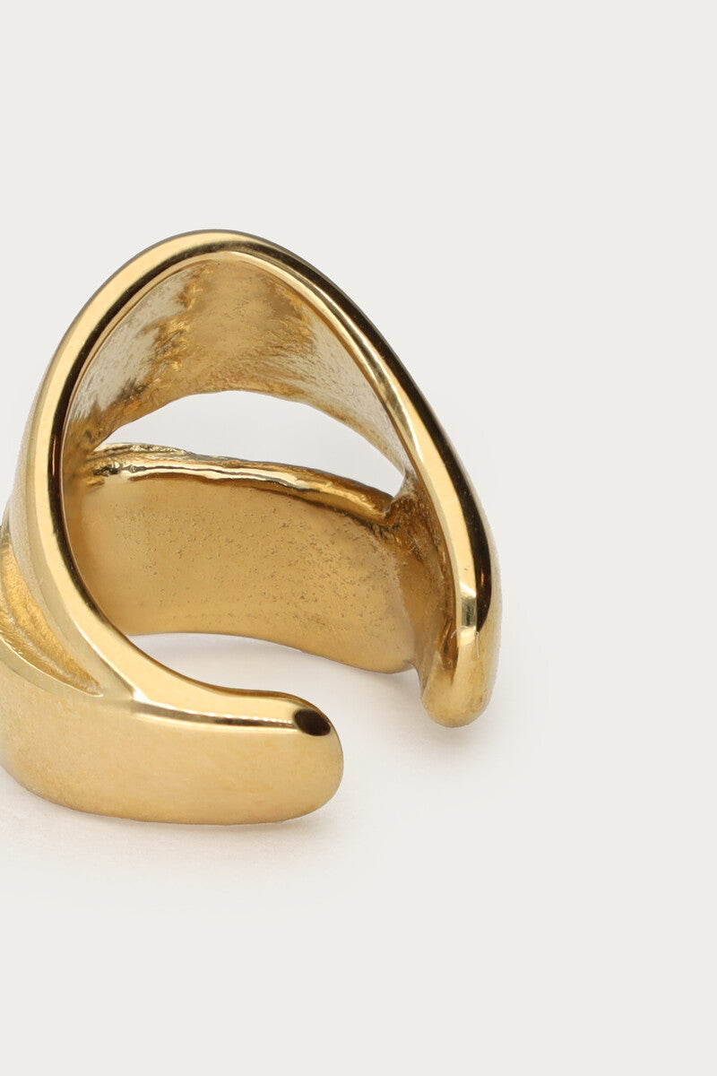 Ear game dubbele ear cuff met organische vorm