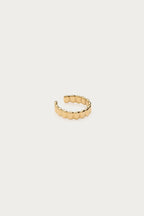 Ear game ear cuff met ribbels