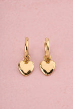 Bold oorringen met hartjes - My Jewellery