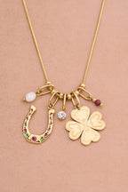 Fortune ketting met klaver en hoefijzer - My Jewellery