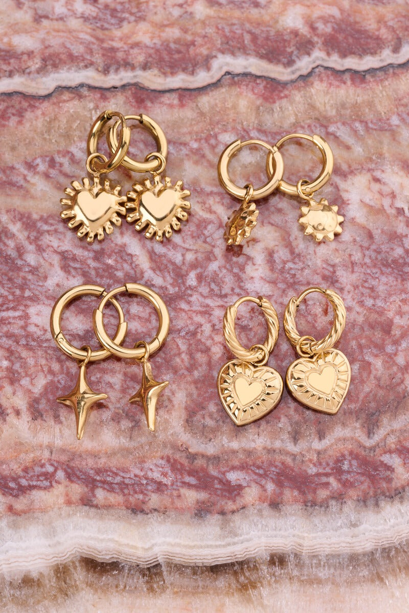 Fortune oorringen met zonnen - My Jewellery