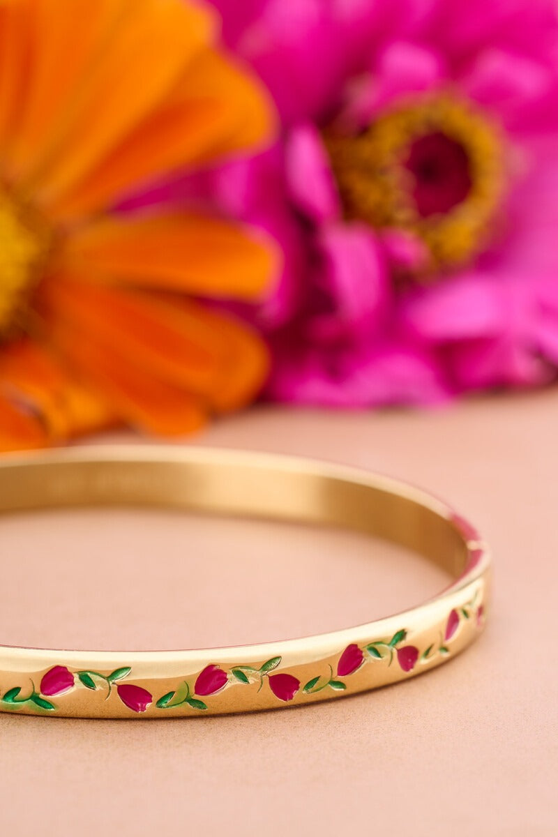 Fortune Armreif mit Vintage-Blumen - My Jewellery