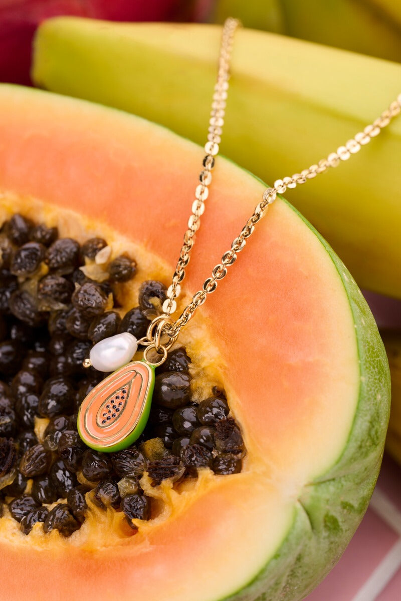 Tropical ketting met papaja - My Jewellery