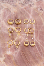 Magical oorringen met zoetwaterparels en strass stenen - My Jewellery