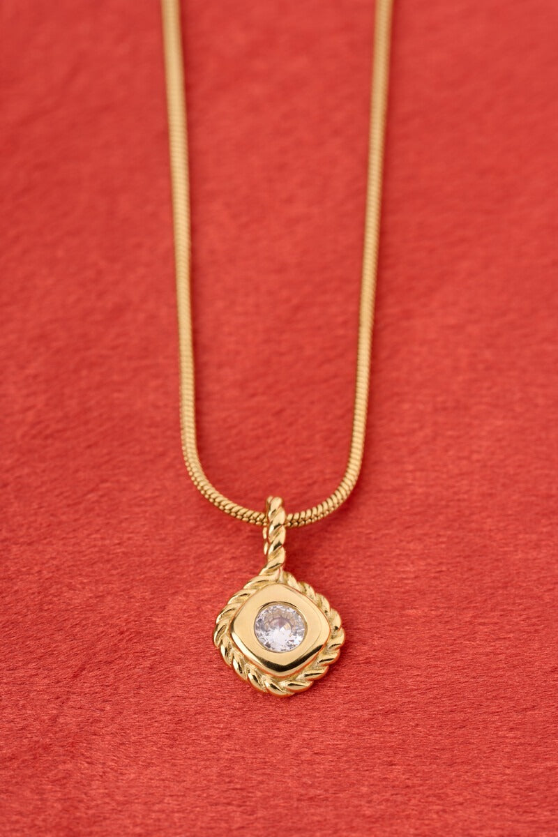 Magical vintage ketting met strass steen - My Jewellery