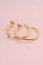 Magical oorringen met klaver strass - My Jewellery