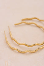 Bold oorringen met swirl - My Jewellery