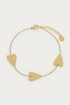Fortune armband met gegraveerde hartjes - My Jewellery