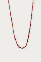 Fortune burgundy ketting met mini kralen - My Jewellery