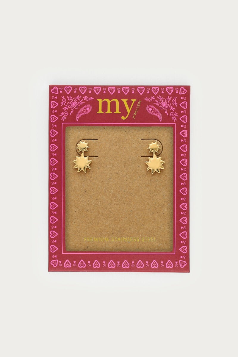 Fortune oorhangers met dubbele zon - My Jewellery