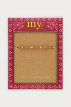 Fortune groene elastieken mini kralen armband - My Jewellery