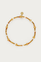 Fortune groene elastieken mini kralen armband - My Jewellery