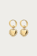 Fortune oorringen met hartjes zon - My Jewellery