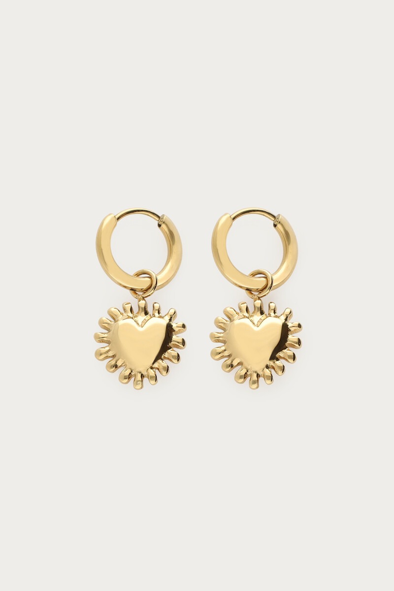 Fortune oorringen met hartjes zon - My Jewellery