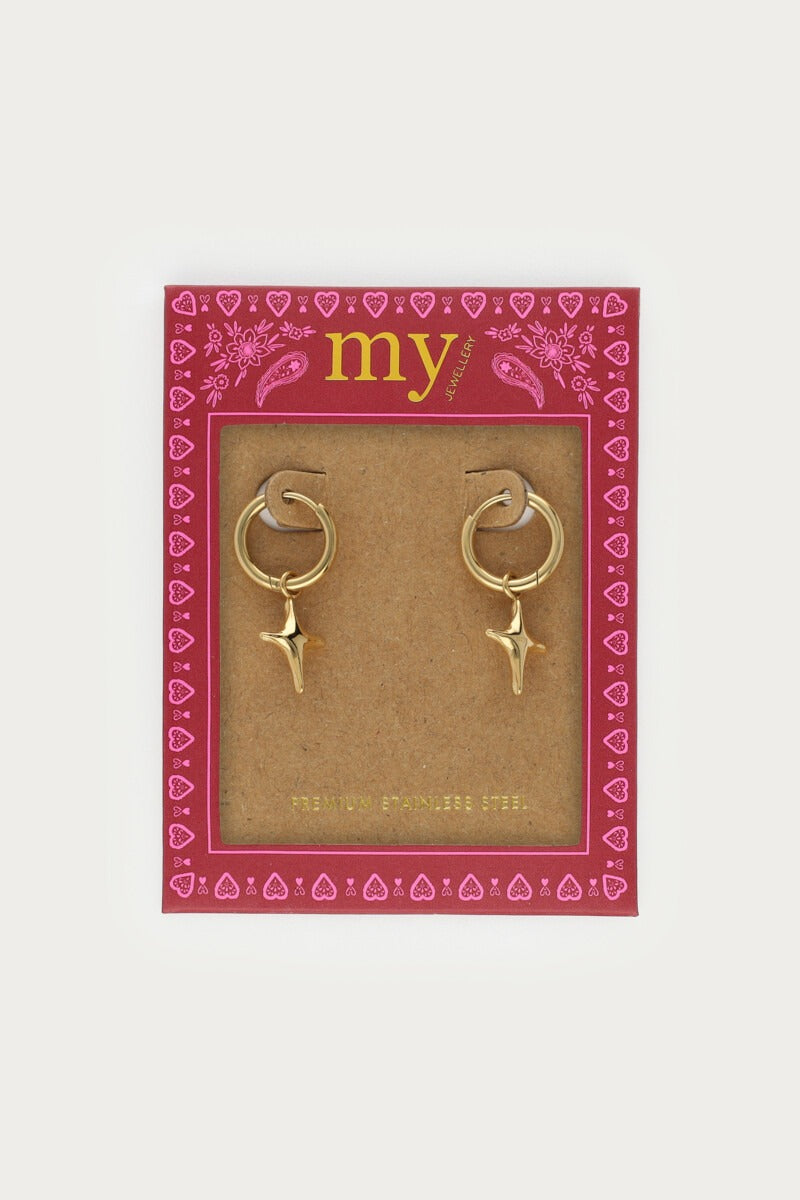 Fortune oorringen met Poolster - My Jewellery