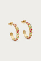 Fortune oorringen met vintage bloemen - My Jewellery