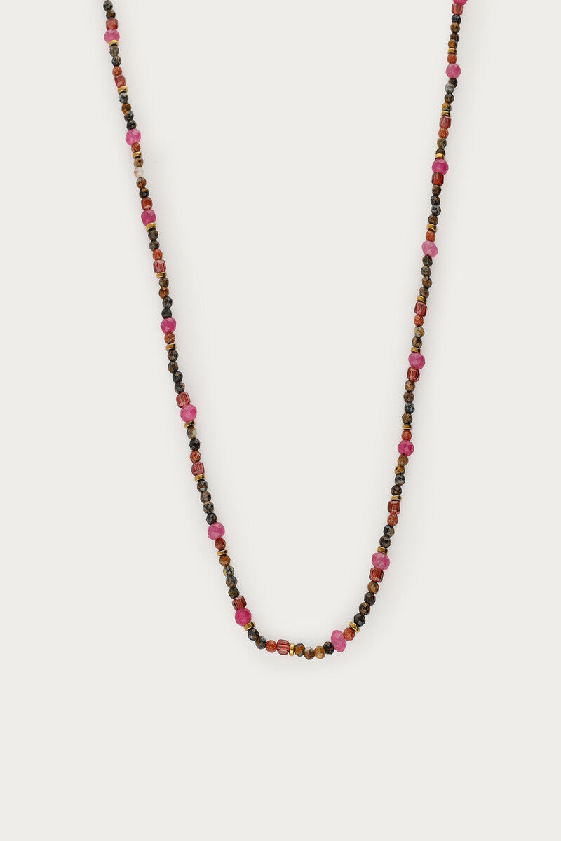 Fortune multikleur ketting met mini kralen - My Jewellery