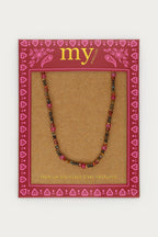 Fortune multikleur ketting met mini kralen - My Jewellery