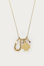 Fortune ketting met klaver en hoefijzer - My Jewellery