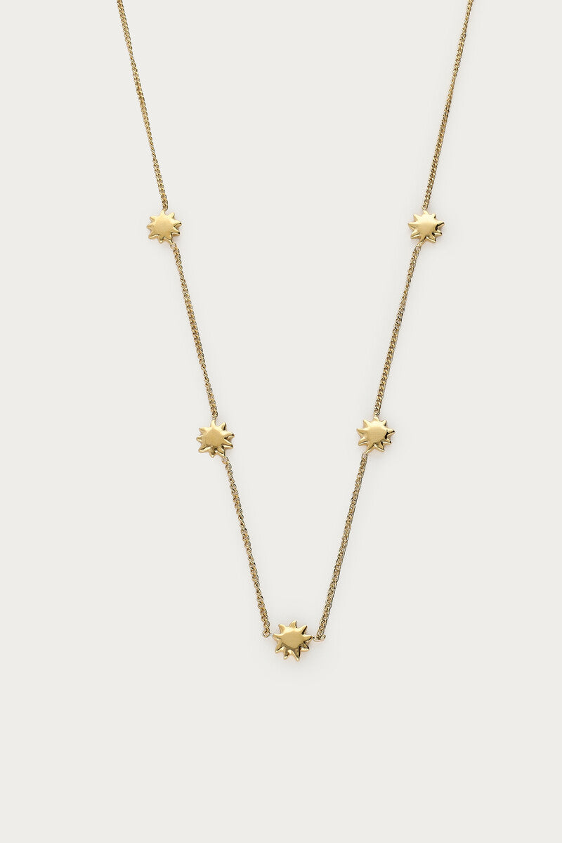 Fortune ketting met vijf zonnen - My Jewellery