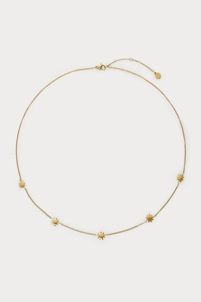 Fortune ketting met vijf zonnen - My Jewellery
