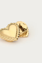 Goudkleurige hartjes knopen set - My Jewellery