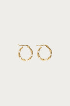 Oorringen met dots en mini imitatieparels  - My Jewellery