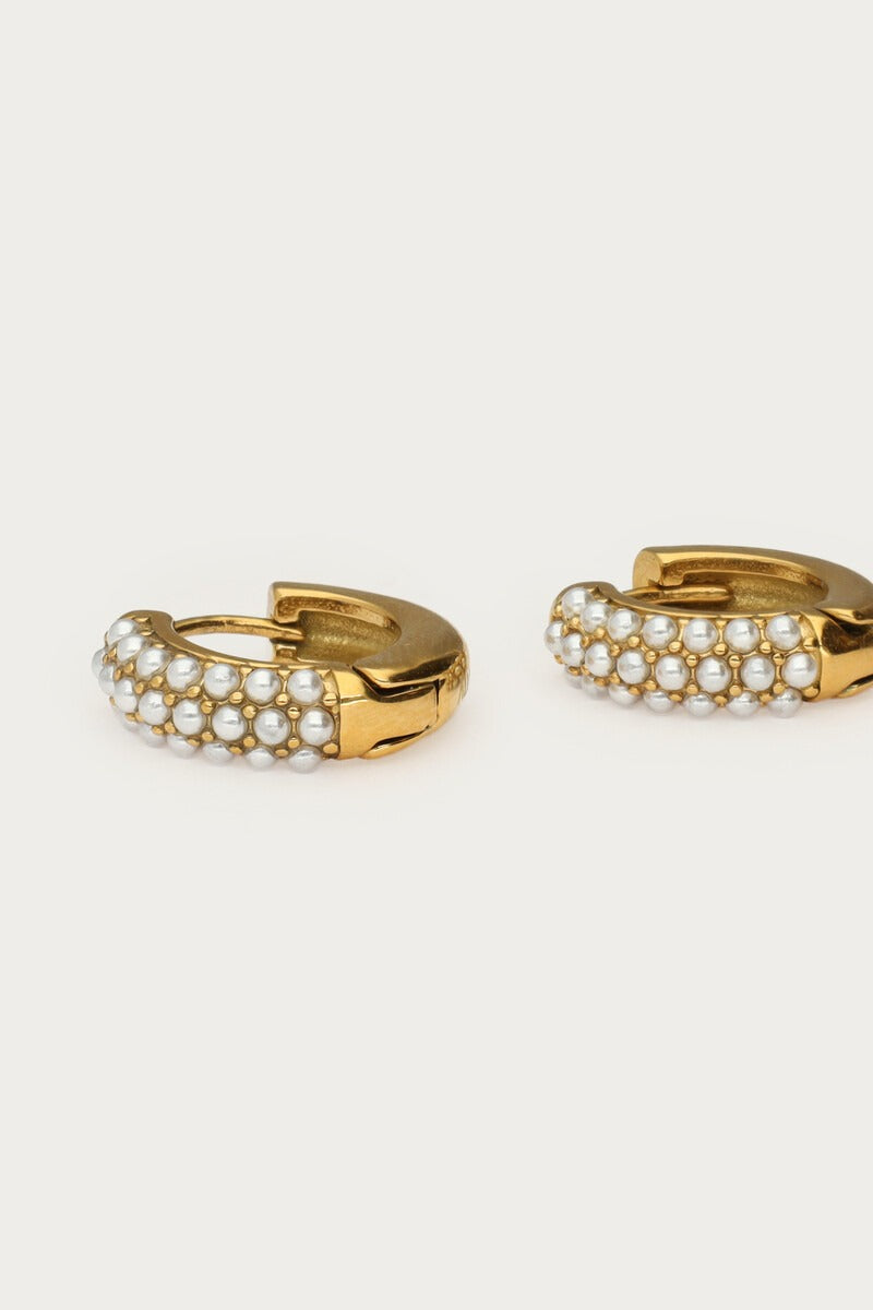 Oorringen met mini imitatieparels - My Jewellery