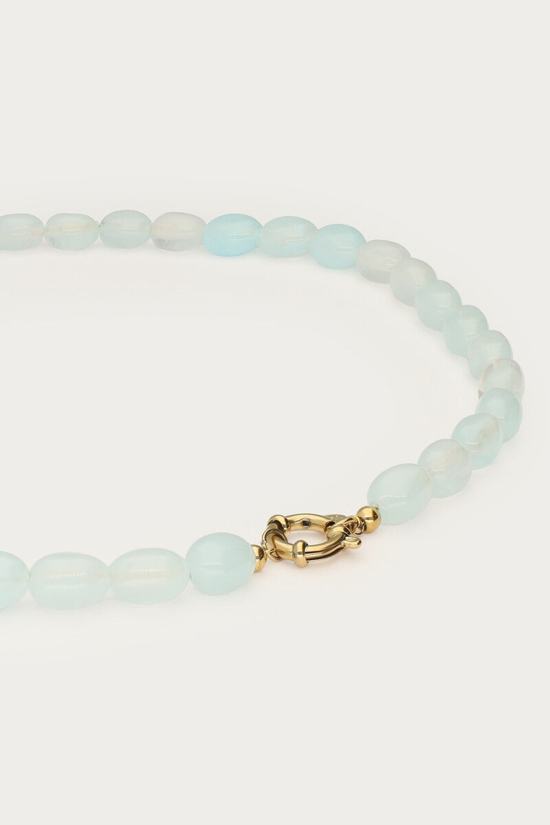 Kralenketting lichtblauw - My Jewellery