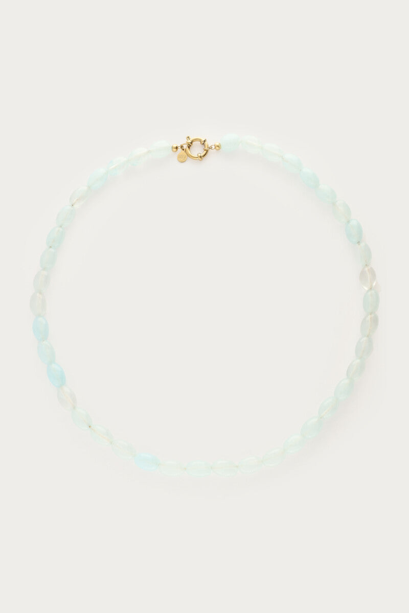 Kralenketting lichtblauw - My Jewellery