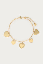 Love armband met vijf hartjes - My Jewellery