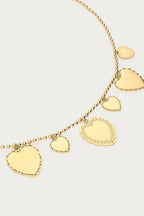 Love ketting met zeven hartjes - My Jewellery