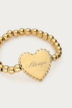 Love stretch ring hartje "Always" -  My Jewellery