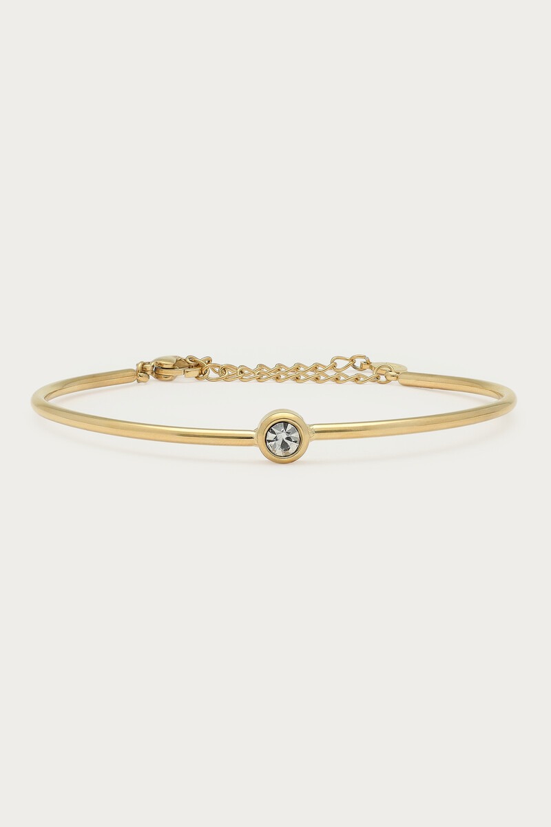 Magical bangle met strass steen dot - My Jewellery