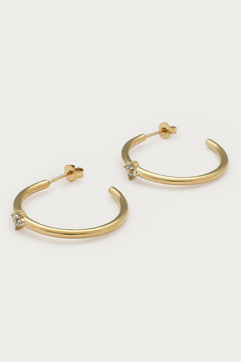 Magical oorringen met klaver strass - My Jewellery
