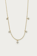 Magical ketting met vijf strass stenen - My Jewellery