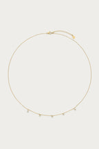 Magical ketting met vijf strass stenen - My Jewellery