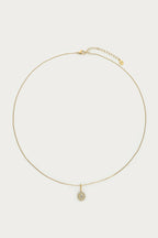 Magical ketting met ovalen strass steen - My Jewellery