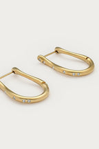 Magical organische oorringen met strass - My Jewellery