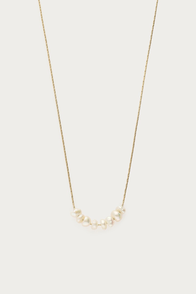 Minimalistische ketting met zoetwaterparels  - My Jewellery