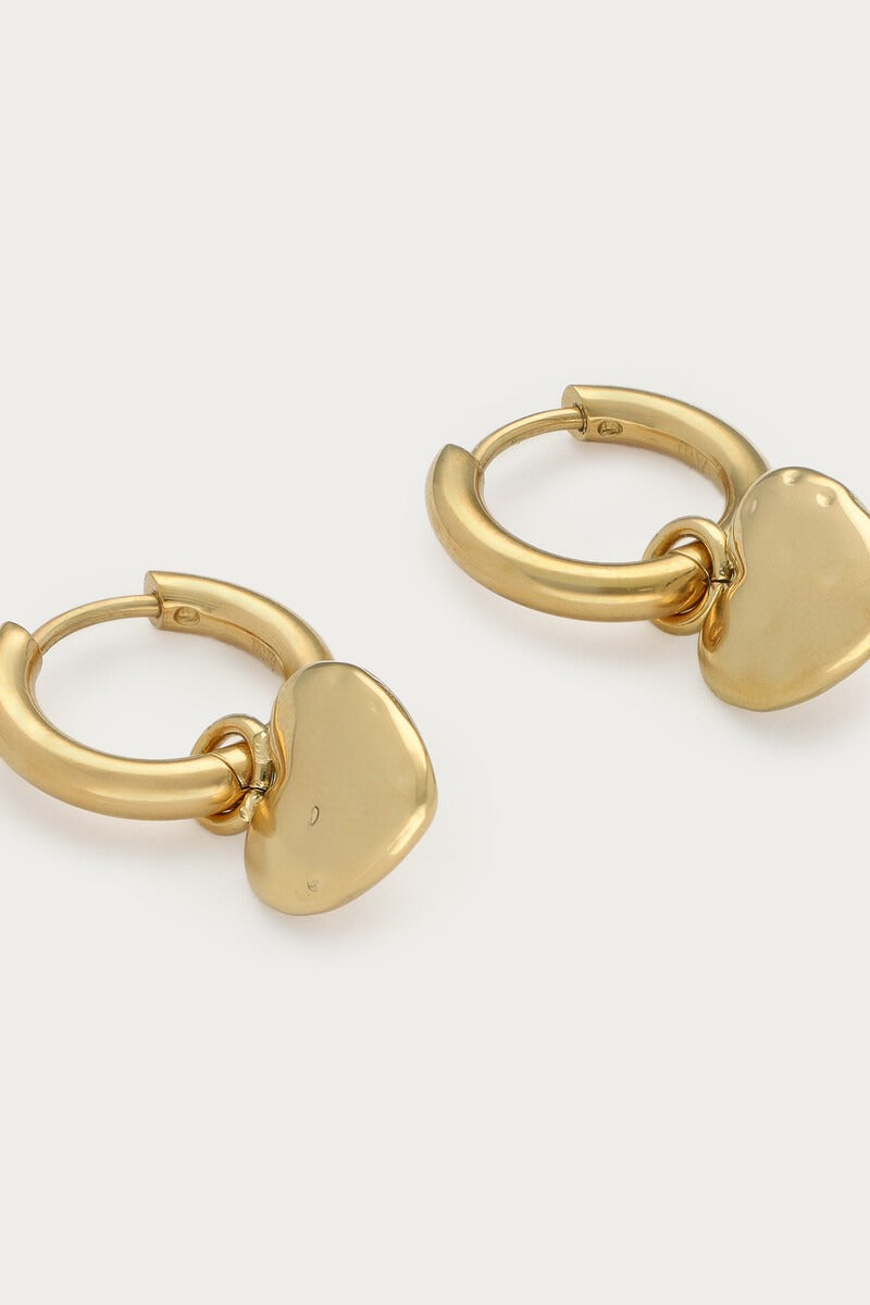 Bold oorringen met hartjes - My Jewellery