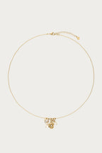 Ketting met ranonkel bloem en zoetwaterparels - My Jewellery